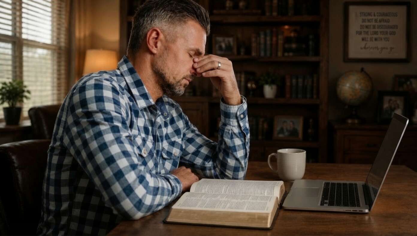 Pastor Psyches Himself Up For Another Grueling One Day Work Week