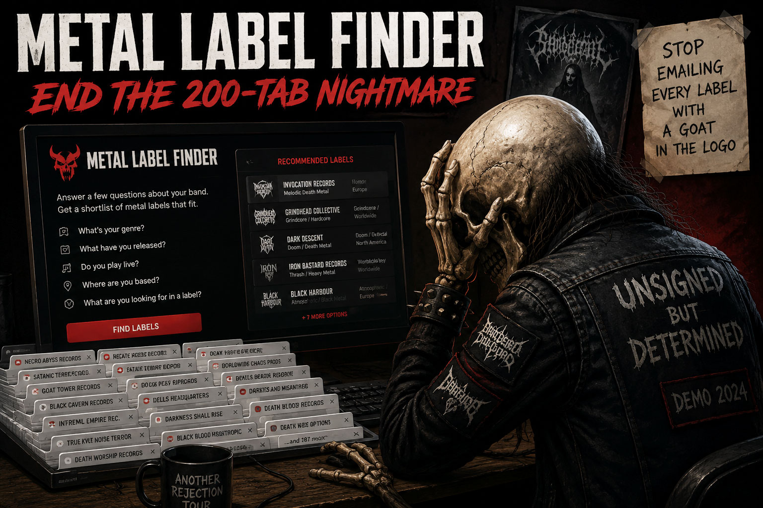 Metal Label Finder