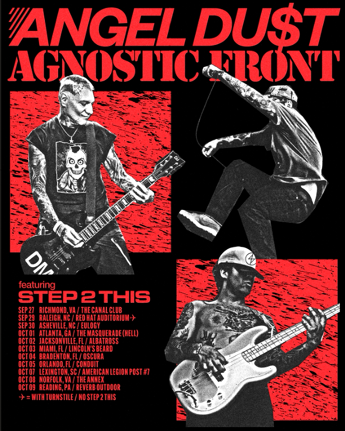 Agnostic Front And Angel Du$t Team Up For US Fall Tour