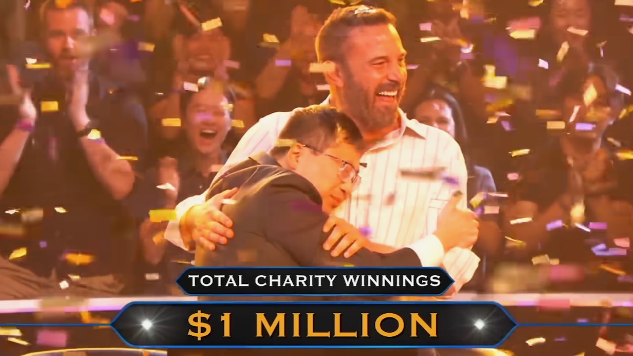 Ben Affleck Wins Big on Millionaire Game Show