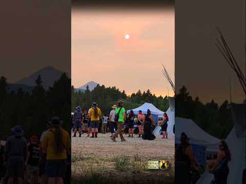 Canadian Wildfire Smoke Turned the Sky Red at Fire in the Mountains 2026