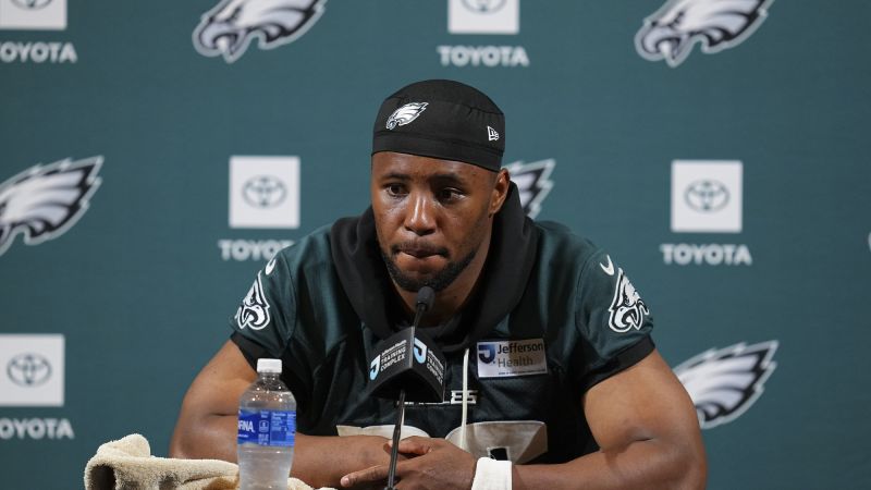 Eagles Star Saquon Barkley Loses More Than Yardage at Home