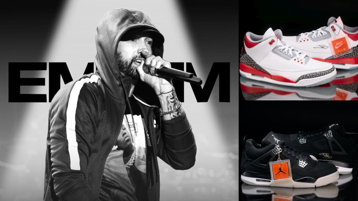 Eminem Unloads Rare Kicks for Detroit Kids Benefit