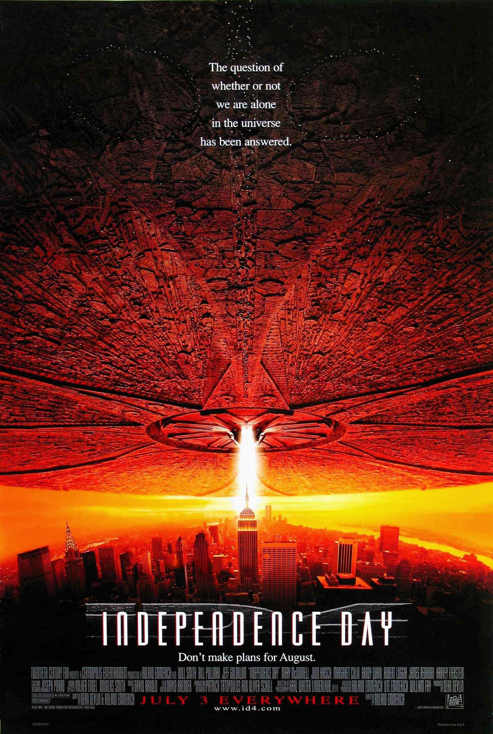 Independence Day Hits 30 Year Milestone As Classic Alien Invasion Film