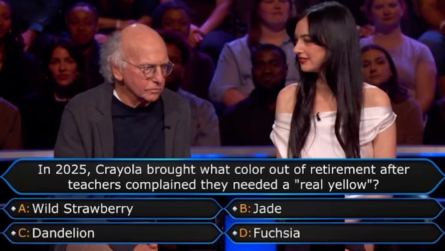 Jon Hamm Beats Larry David on Celebrity Millionaire Showdown