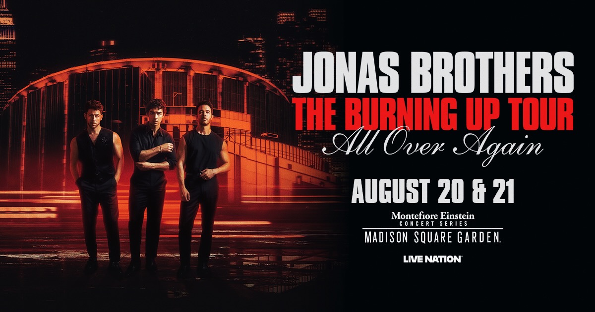 Jonas Brothers Bring Burning Up Tour to Madison Square Garden