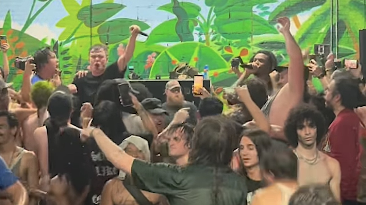 Knocked Loose and Denzel Curry Rip Brooklyn Skatepark with Hive Mind