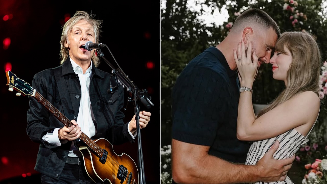 Paul McCartney Rocks Taylor Swifts Stage with Beatles Classic