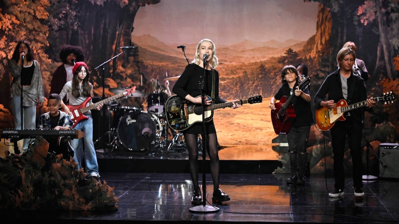 Phoebe Bridgers Surprises with Lost Boys on Fallon