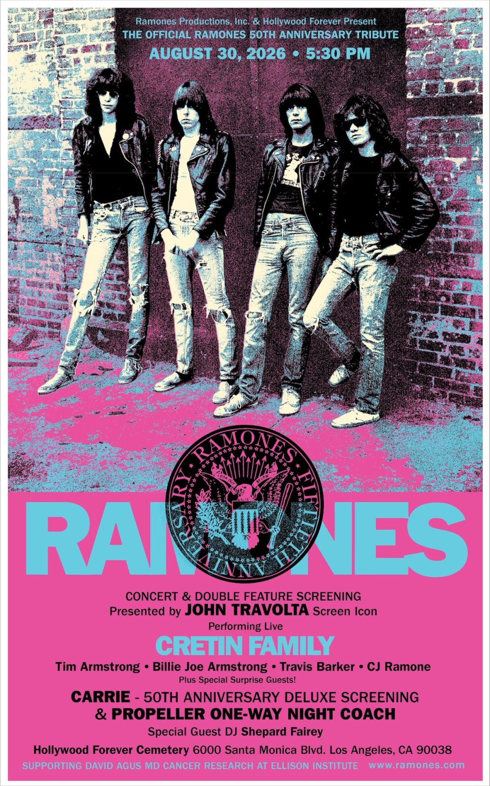 Rockstars Unite for Ramones 50th Anniversary Celebration