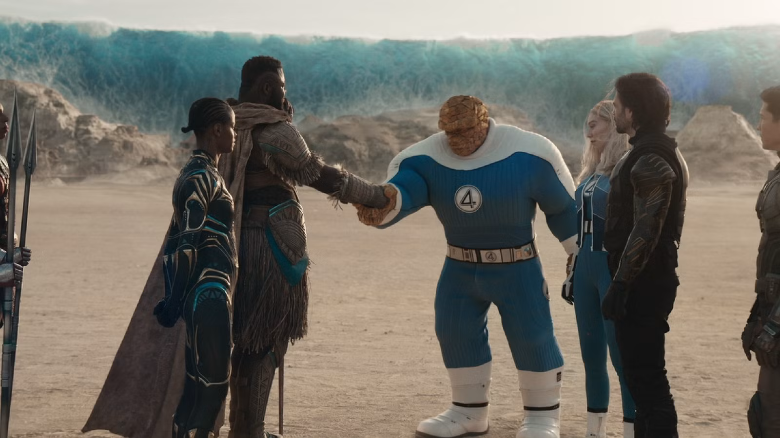 shuri mbaku the thing sue storm and bucky barnes in avengers doomsday