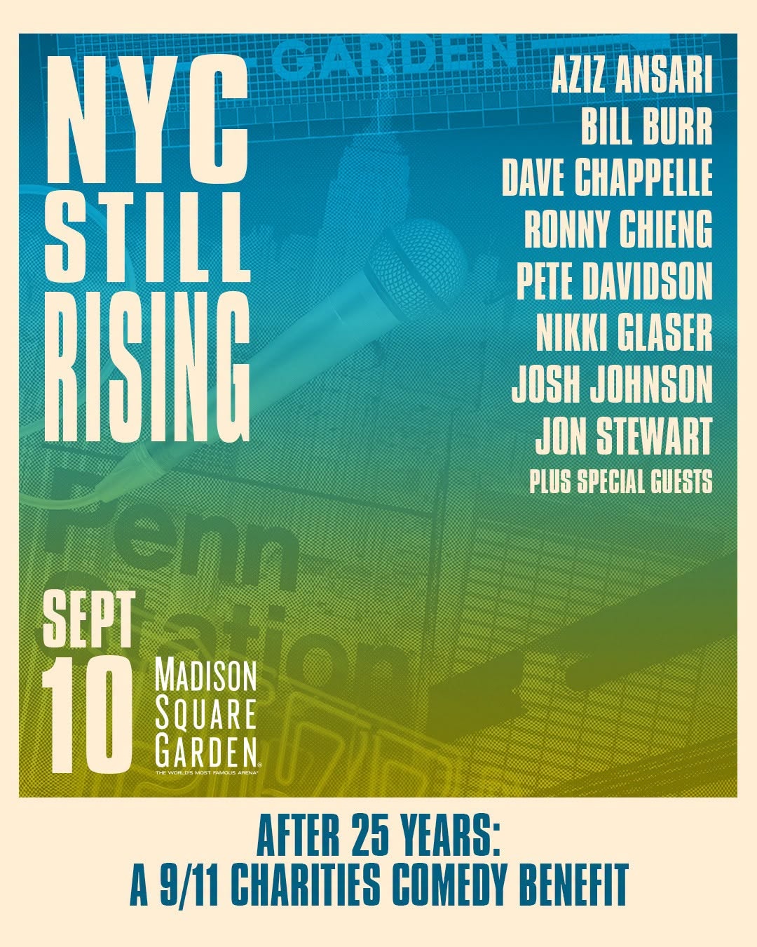 Stewart and Davidson Host NYC 9/11 Comedy Benefit at MSG