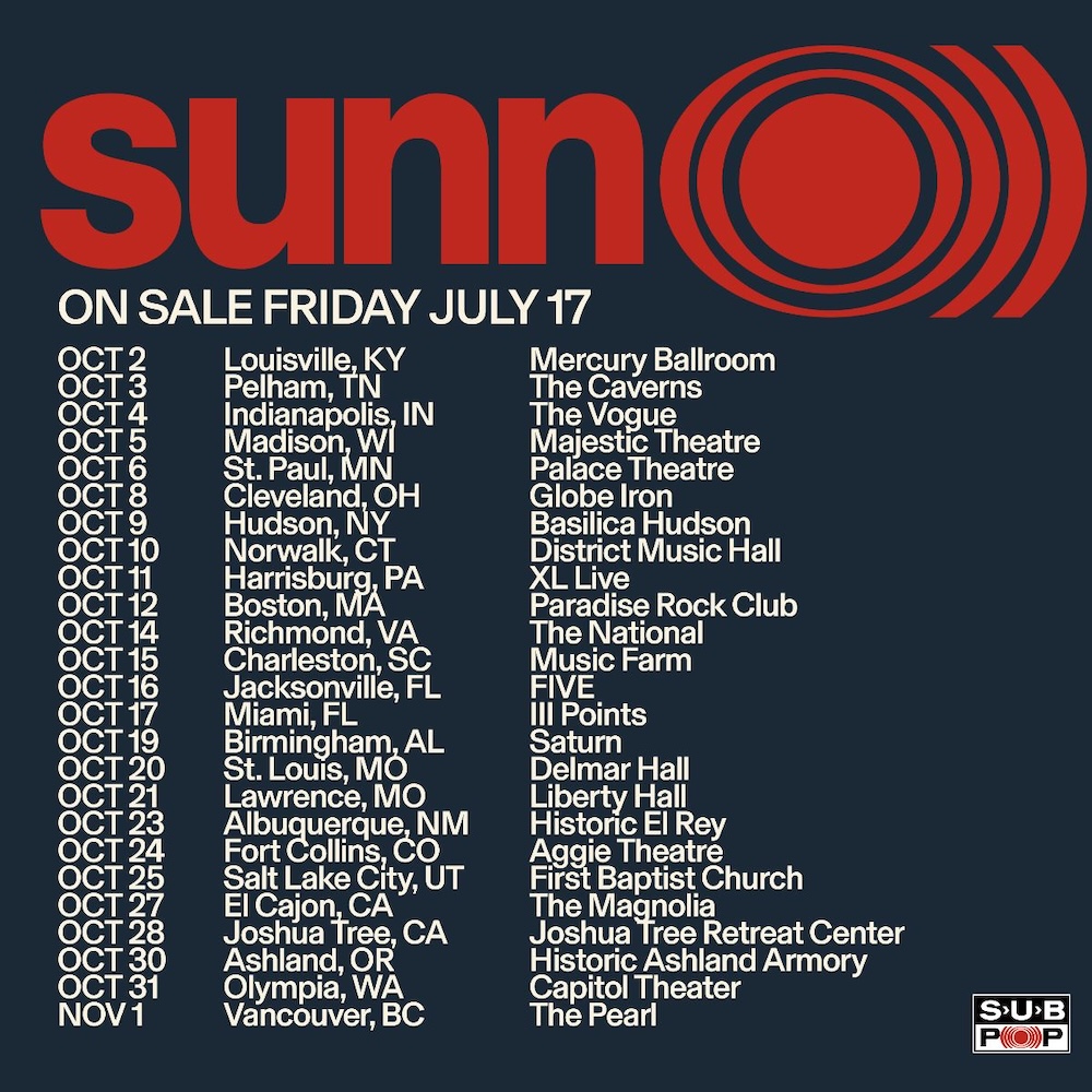 Sunn O))) Unveils Fall 2026 North American Tour Dates