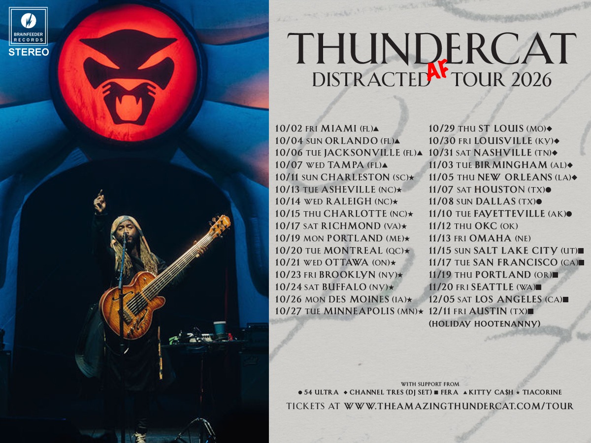 Thundercat Hits Road for Distracted AF Tour Fall 2026