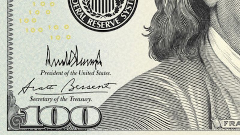 Trump Autographs Currency Because Humility Is Overrated