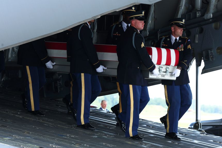 Trump Pays Respects While Mulling Next Move On Iran