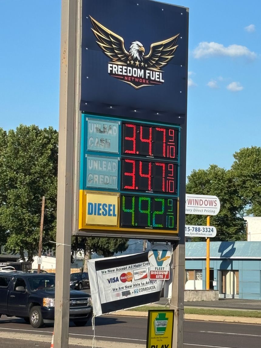 Trump Touts Mysteriously Affordable Gas Stations To The Delighted Public