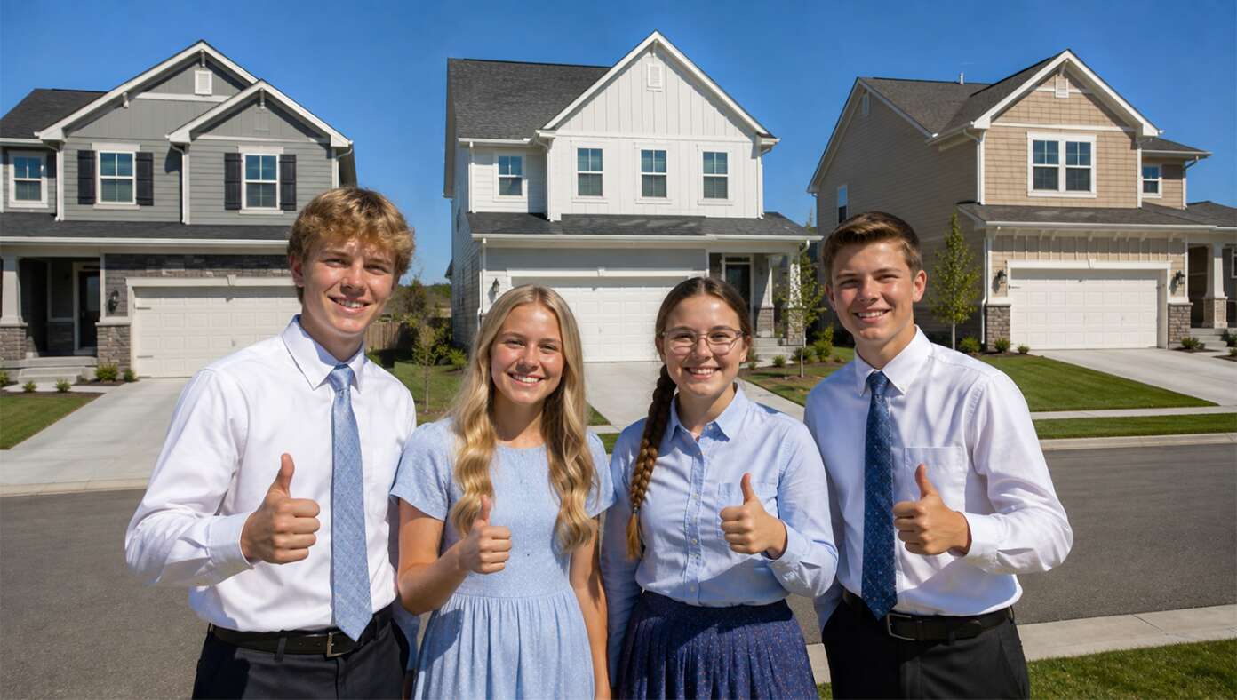 Mormon Teen Takeover Leaves Three New Houses Built For Homeless