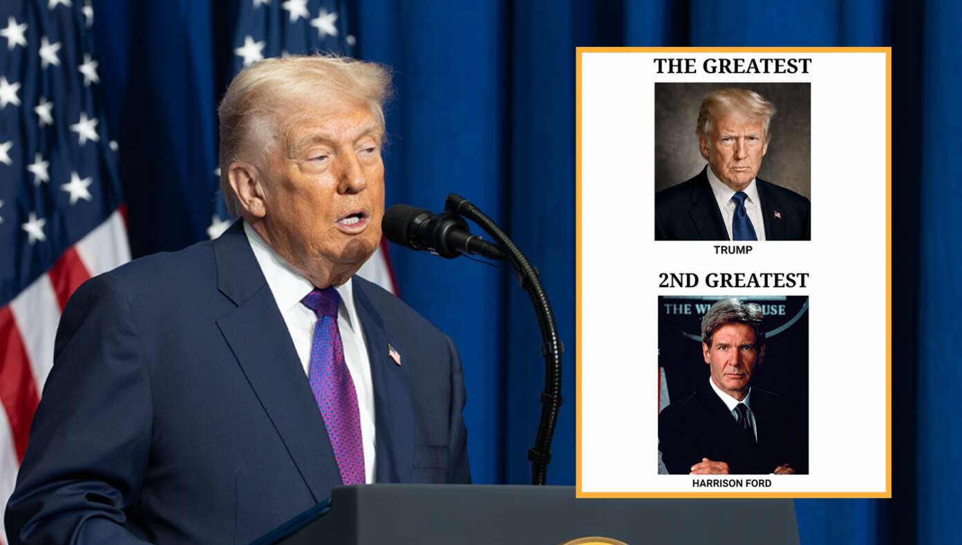 Trump Names Harrison Ford As 2nd Greatest President In History