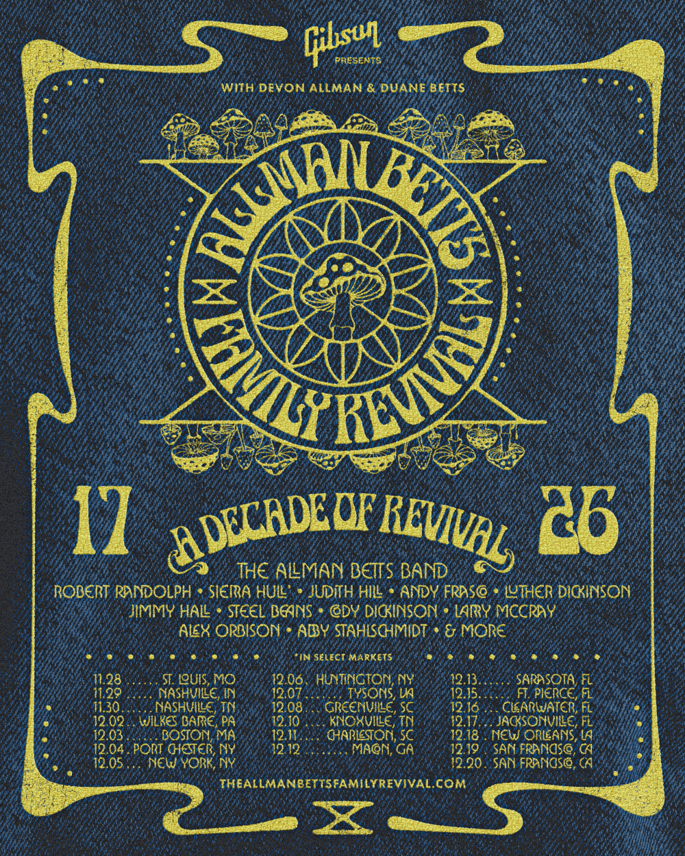 Allman Betts Band Launches 10th Anniversary Family Revival Tour