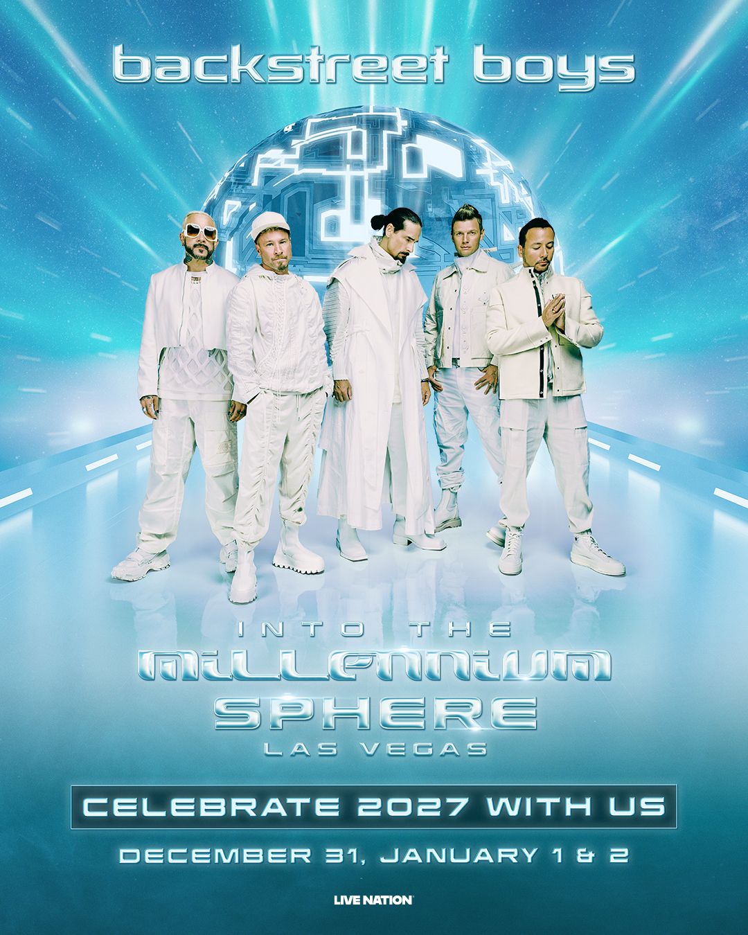Backstreet Boys Book Sphere For New Years Eve Concerts