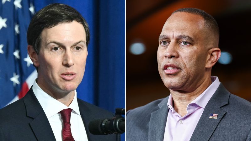 Bipartisan Magic Happens Kushner And Jeffries Talk Nice