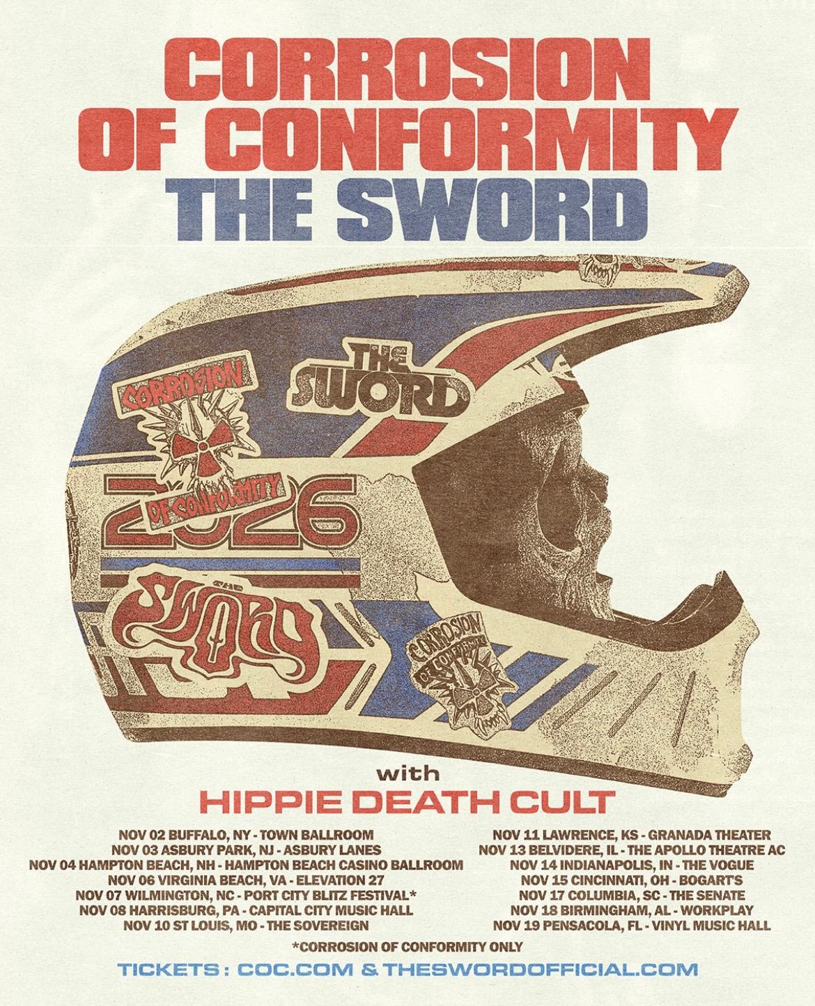 Corrosion Of Conformity And The Sword Team Up For Fall Tour