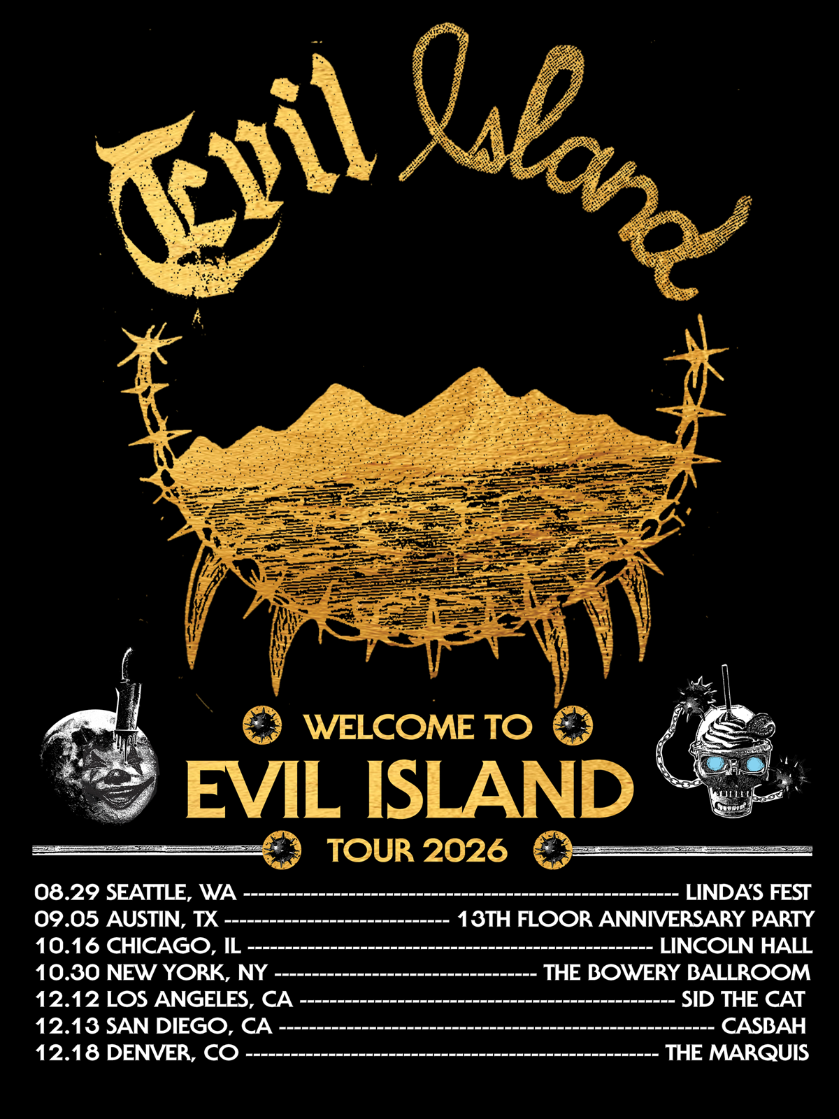 Evil Island Supergroup Hits The US With Debut Tour