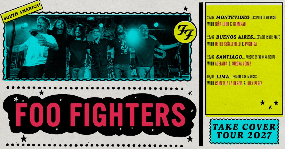 Foo Fighters Launch Massive 2027 South American Stadium Trek