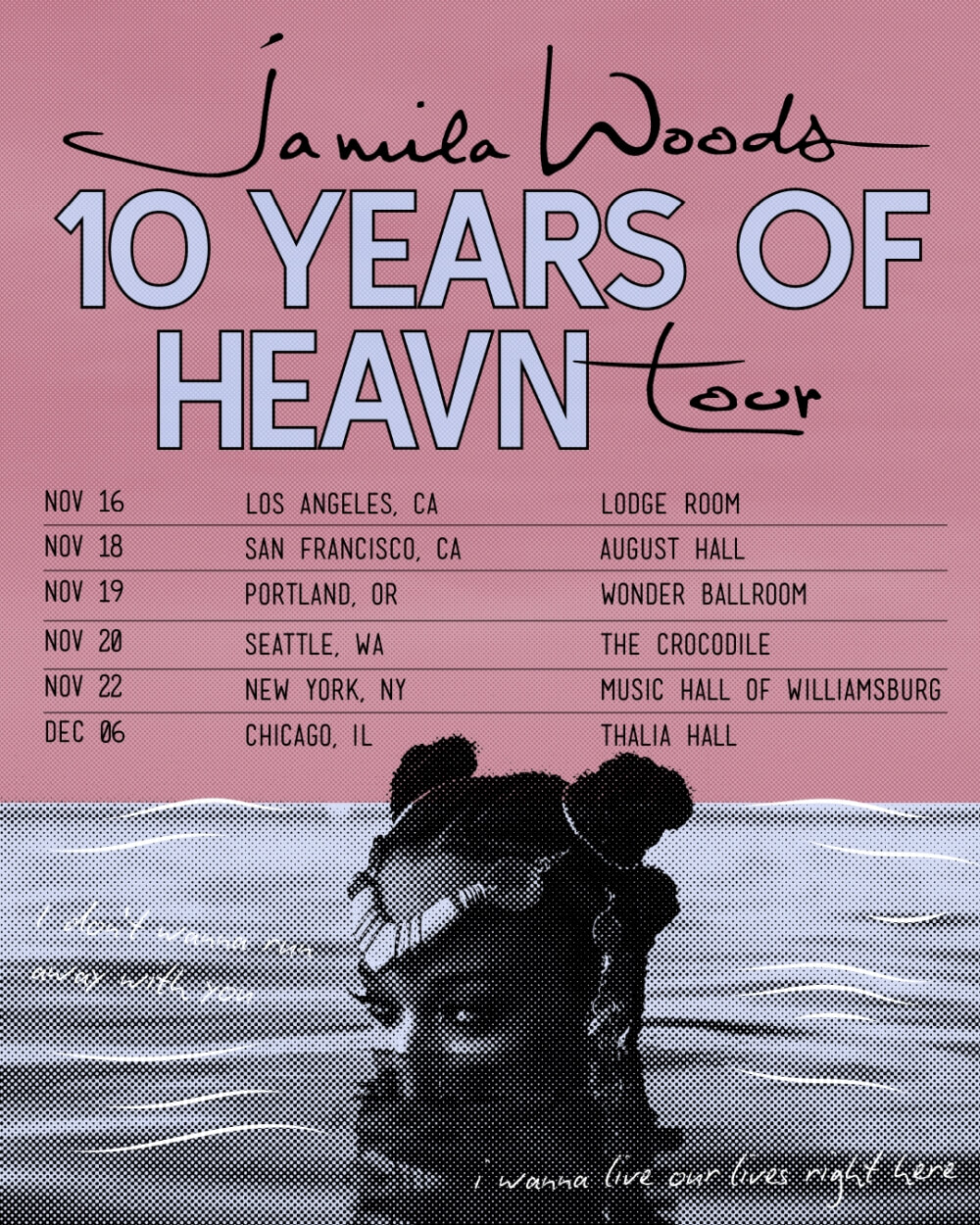 Jamila Woods Sets 2026 HEAVN 10th Anniversary Tour Dates