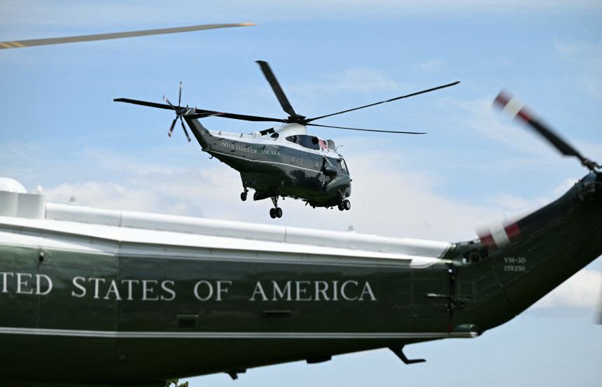 Marine One nearly crashed due to White House renovation chaos
