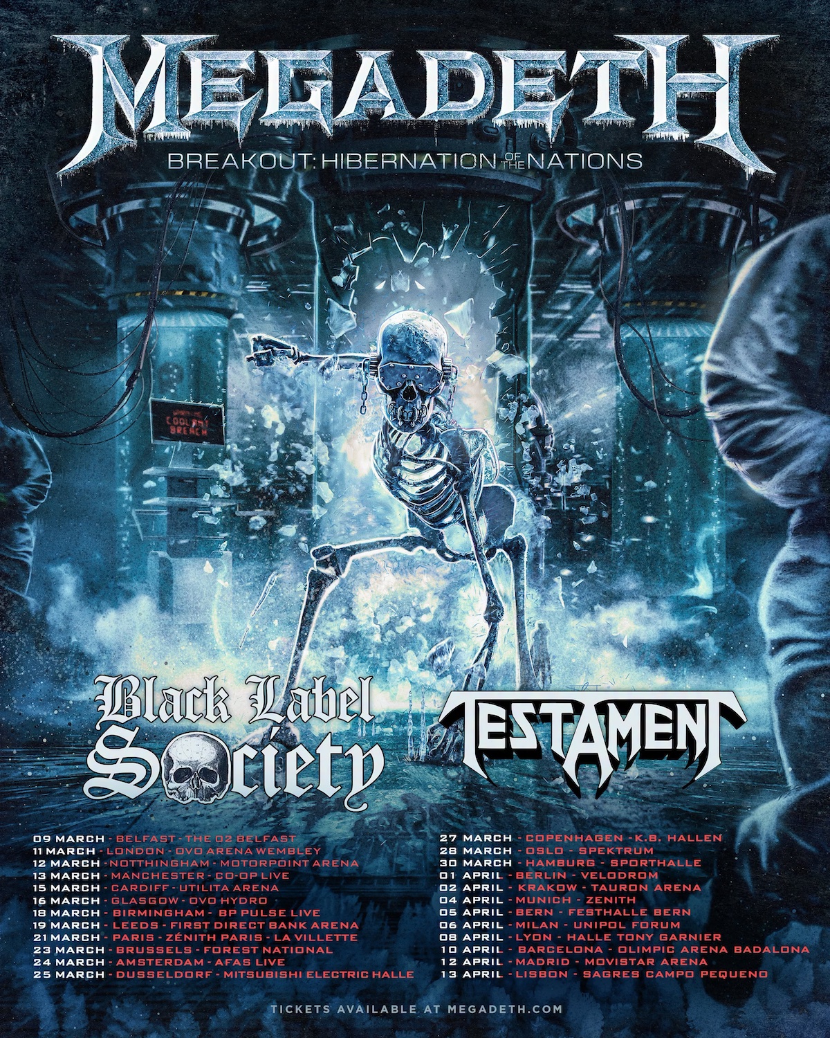 Megadeth Sets Spring 2027 UK European Farewell Tour Dates