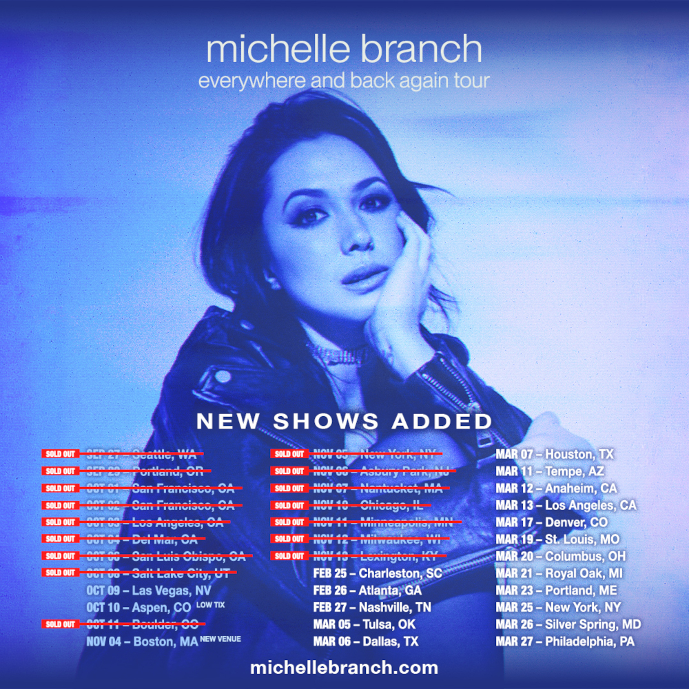 Michelle Branch Sets 2027 Tour Dates Nationwide