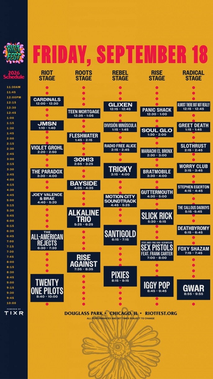Morrissey To Open For Tool At Riot Fest 2026