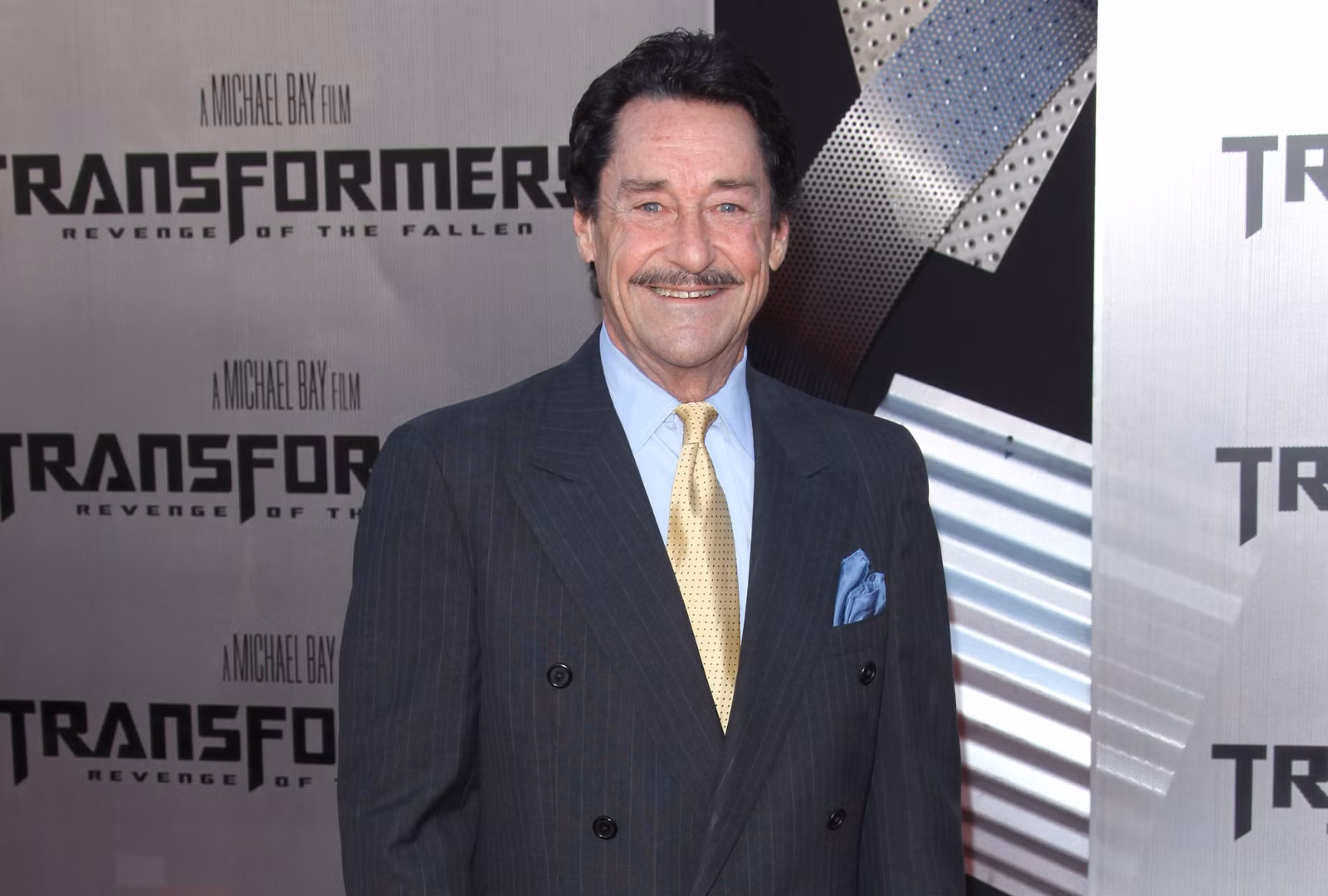 peter cullen on the transformers revenge of the fallen red carpet