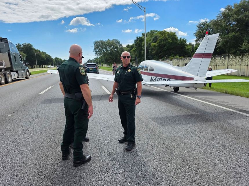 Plane Successfully Lands Without Exploding On Florida Highway Somehow
