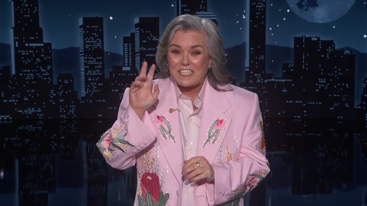 Rosie ODonnell Takes Jimmy Kimmel Live Helm With Trump Nod