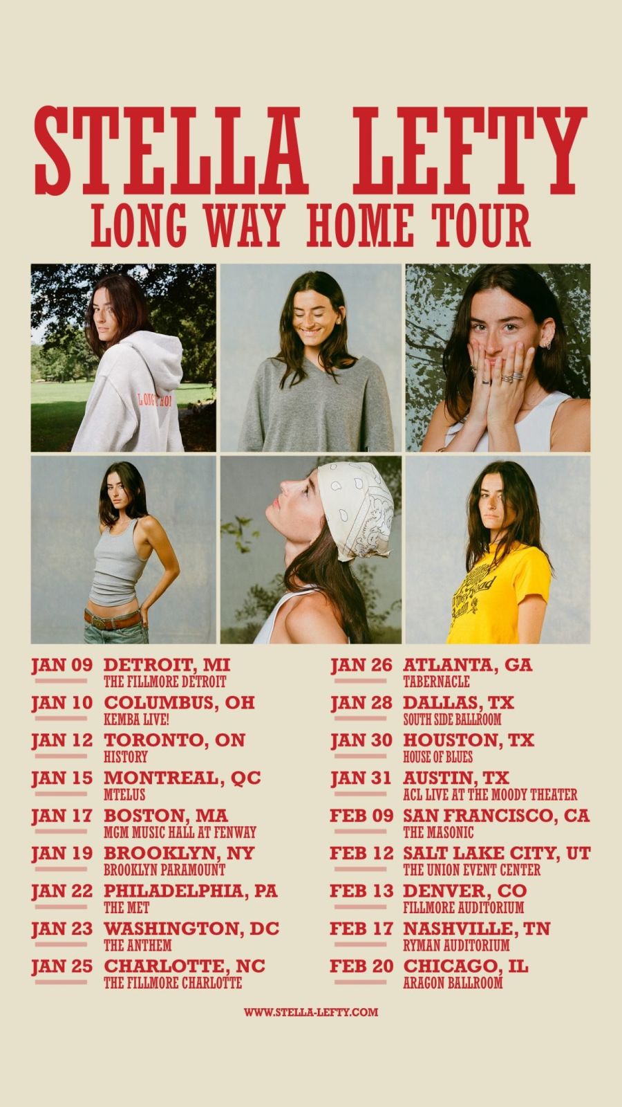 Stella Lefty Hits The Road For 2027 Headlining Tour