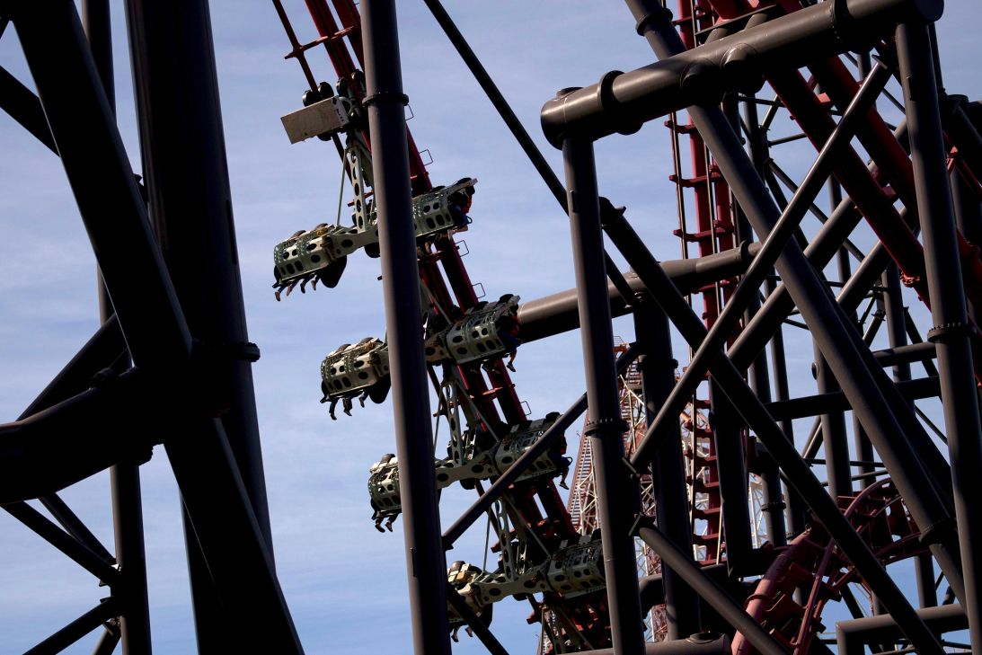 Thrill Seekers Trade Roller Coaster for Hospital Bed