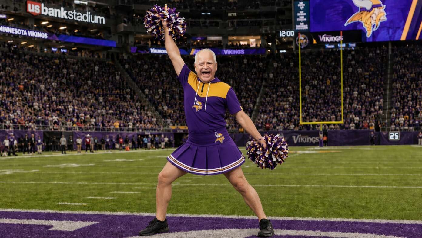 Tim Walz To Head Up Vikings Cheerleader Squad