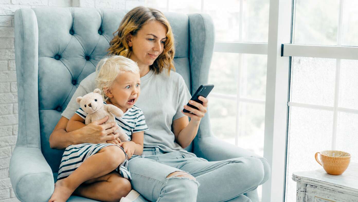 Toddler Puts Self Up For Adoption After Seeing Mom Scrolling Lindsay Clancy TikTok