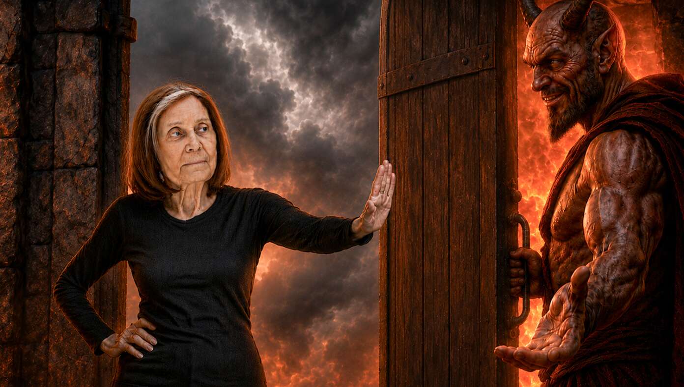 Powerful: Gloria Steinem Refuses To Allow Satan To Hold Door To Hell Open For Her