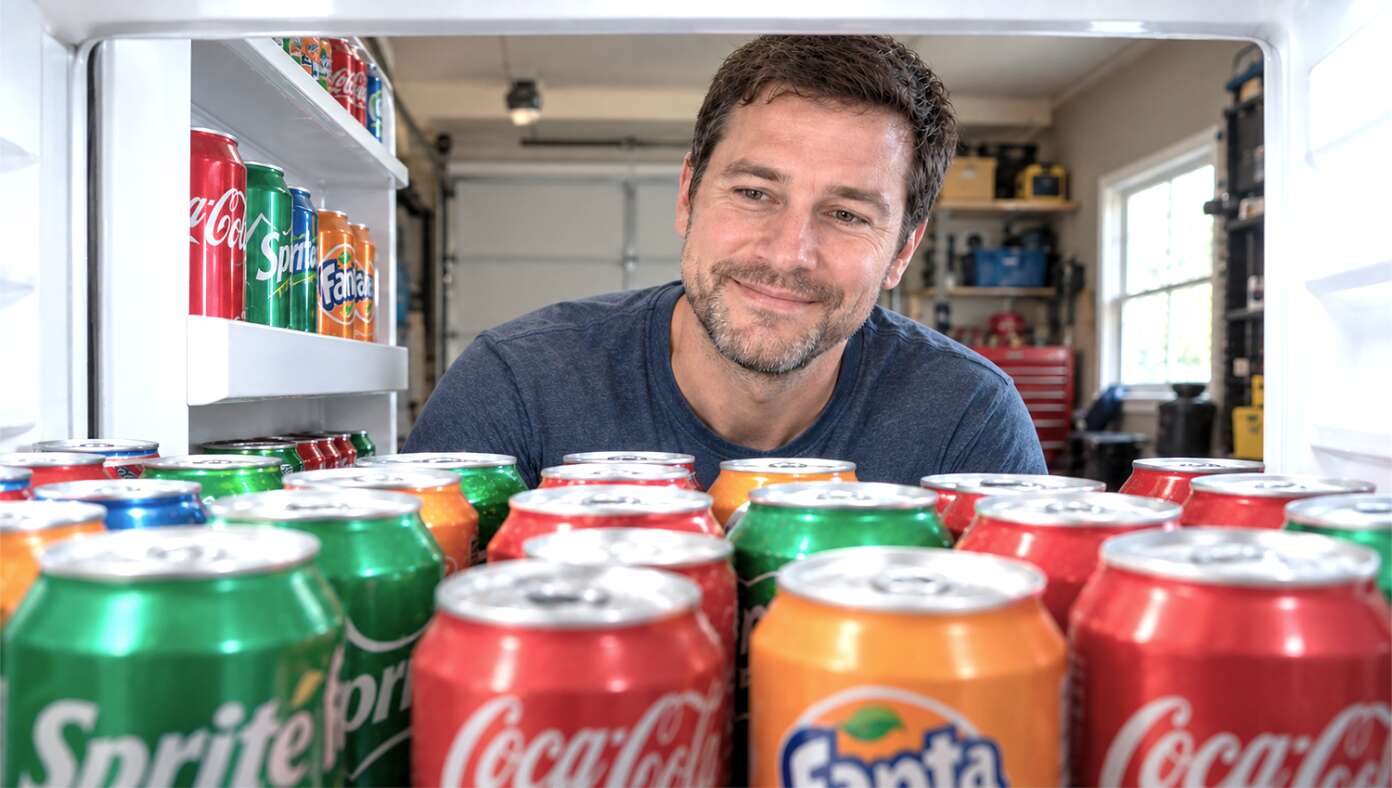 Man Knows He's Finally Made It After Getting 2nd Fridge Just For Drinks In The Garage