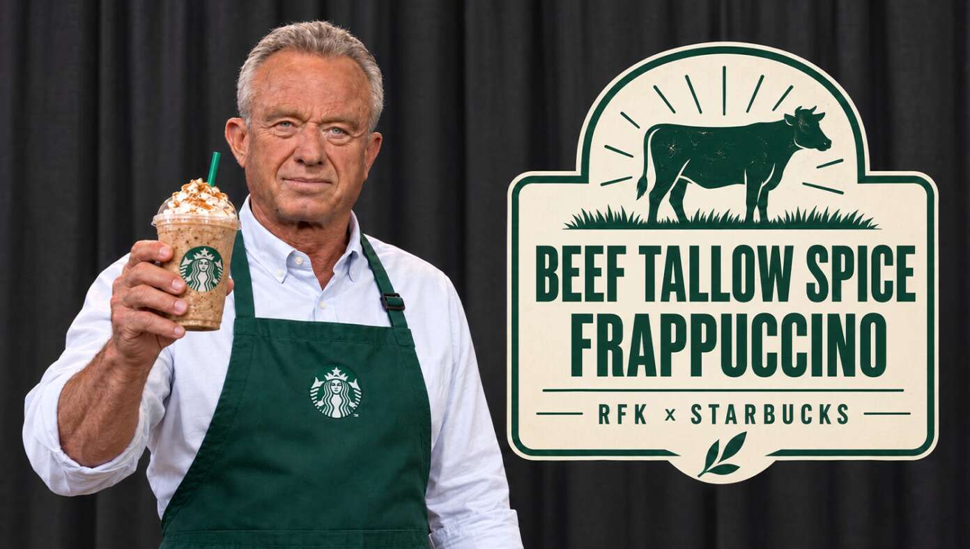 RFK Jr. Teams Up With Starbucks To Introduce New Beef Tallow Spice Frappuccino