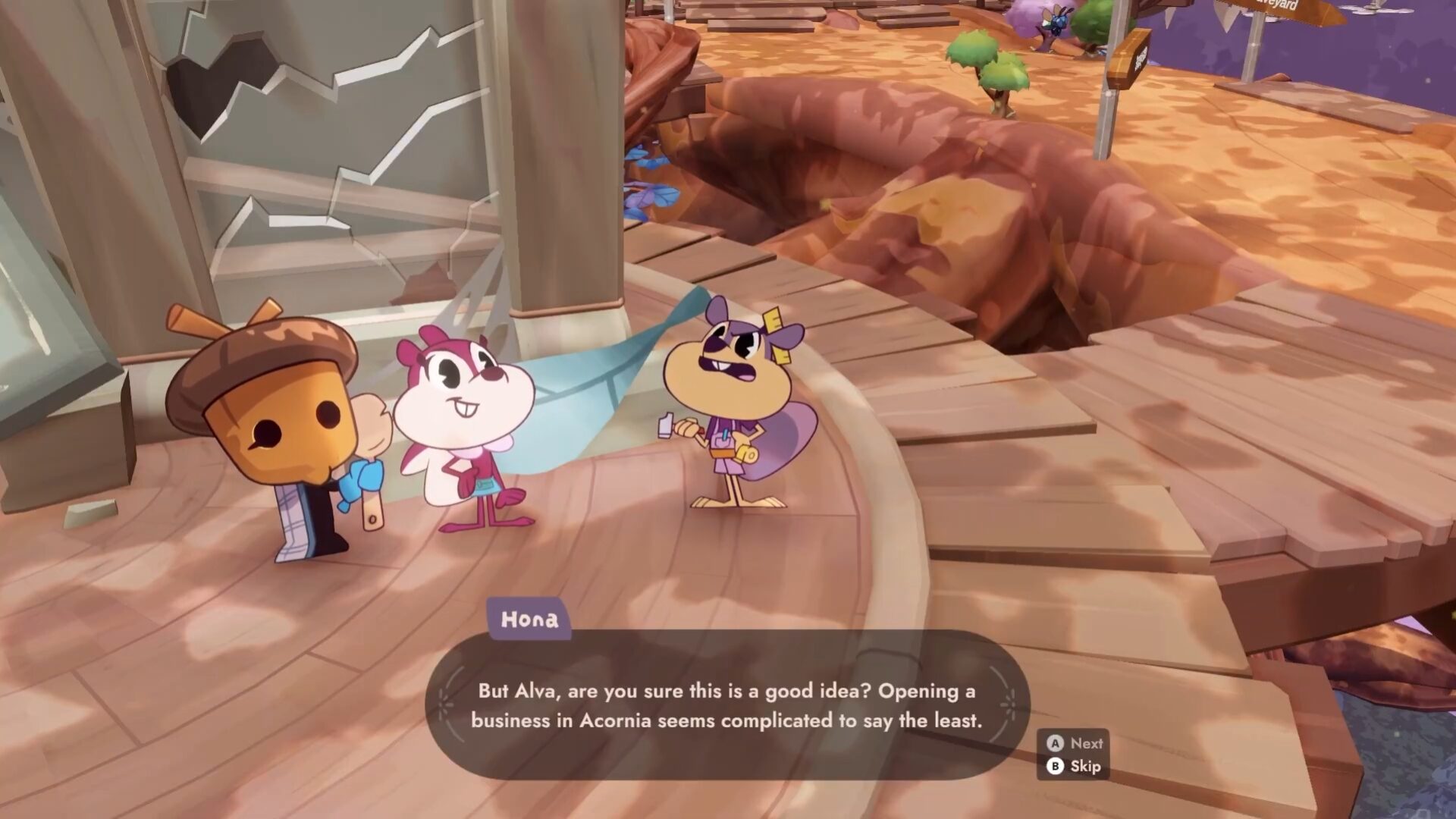Acornia Mirror Worlds serves up cutesy charm in digestive doses