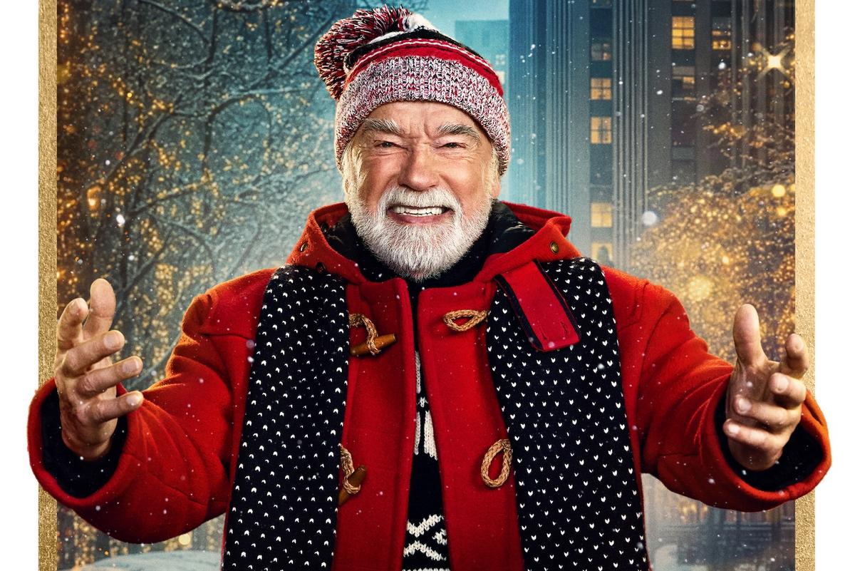 Another Gift from Hollywood, Arnold Schwarzenegger as Santa