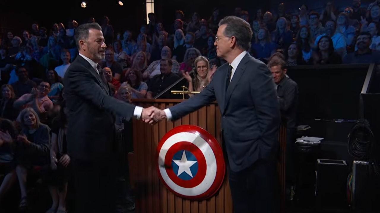 Colbert Returns to Late Night on Jimmy Kimmel Live