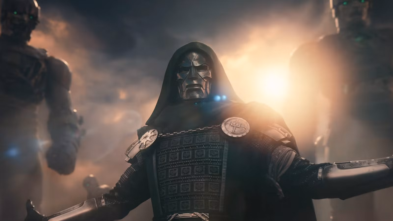 doctor doom commanding sentinels in avengers doomsday d23 trailer