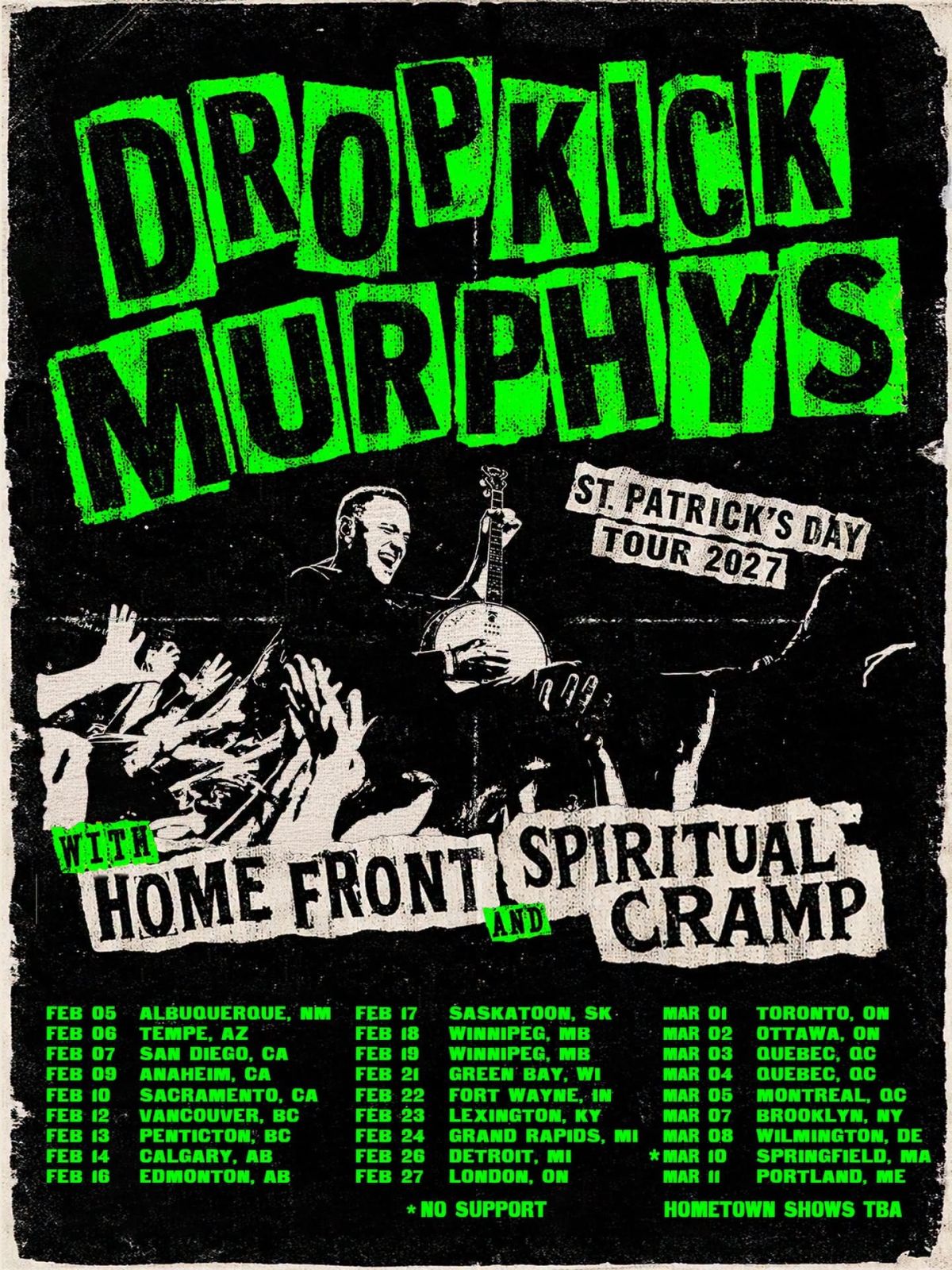 Dropkick Murphys Set 2027 St Patricks Day Tour Dates