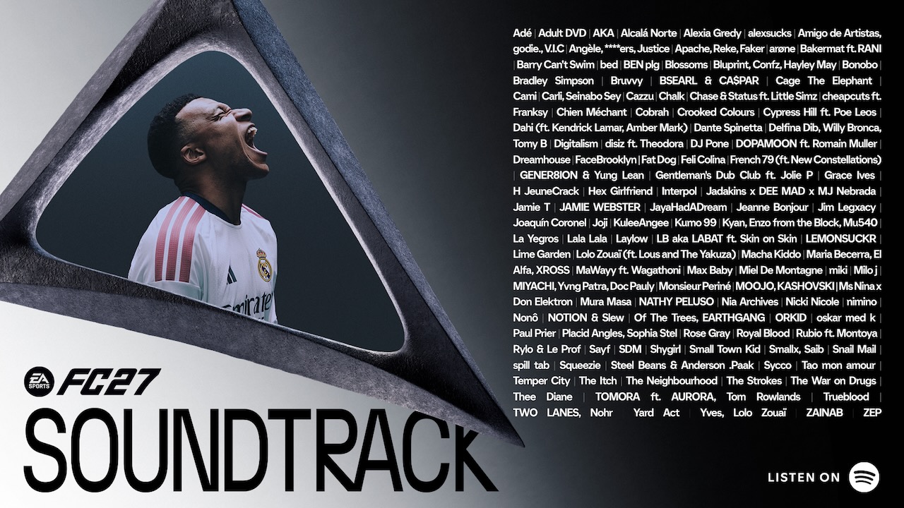 EA Sports FC 27 Unveils Massive 120 Song Soundtrack